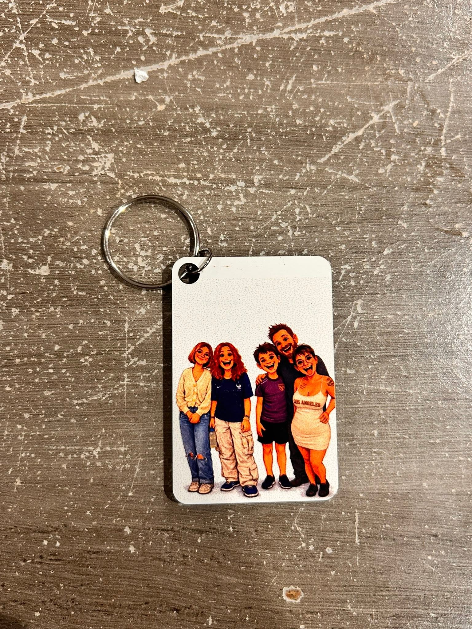 Porte-clé sublimé personnalisé recto-verso