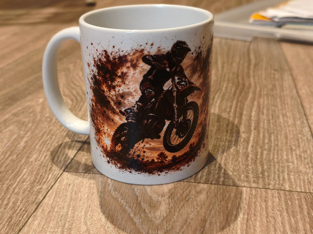Mug thème moto cross