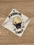 Macaron de voiture métal sublimé - Prêt à expédier