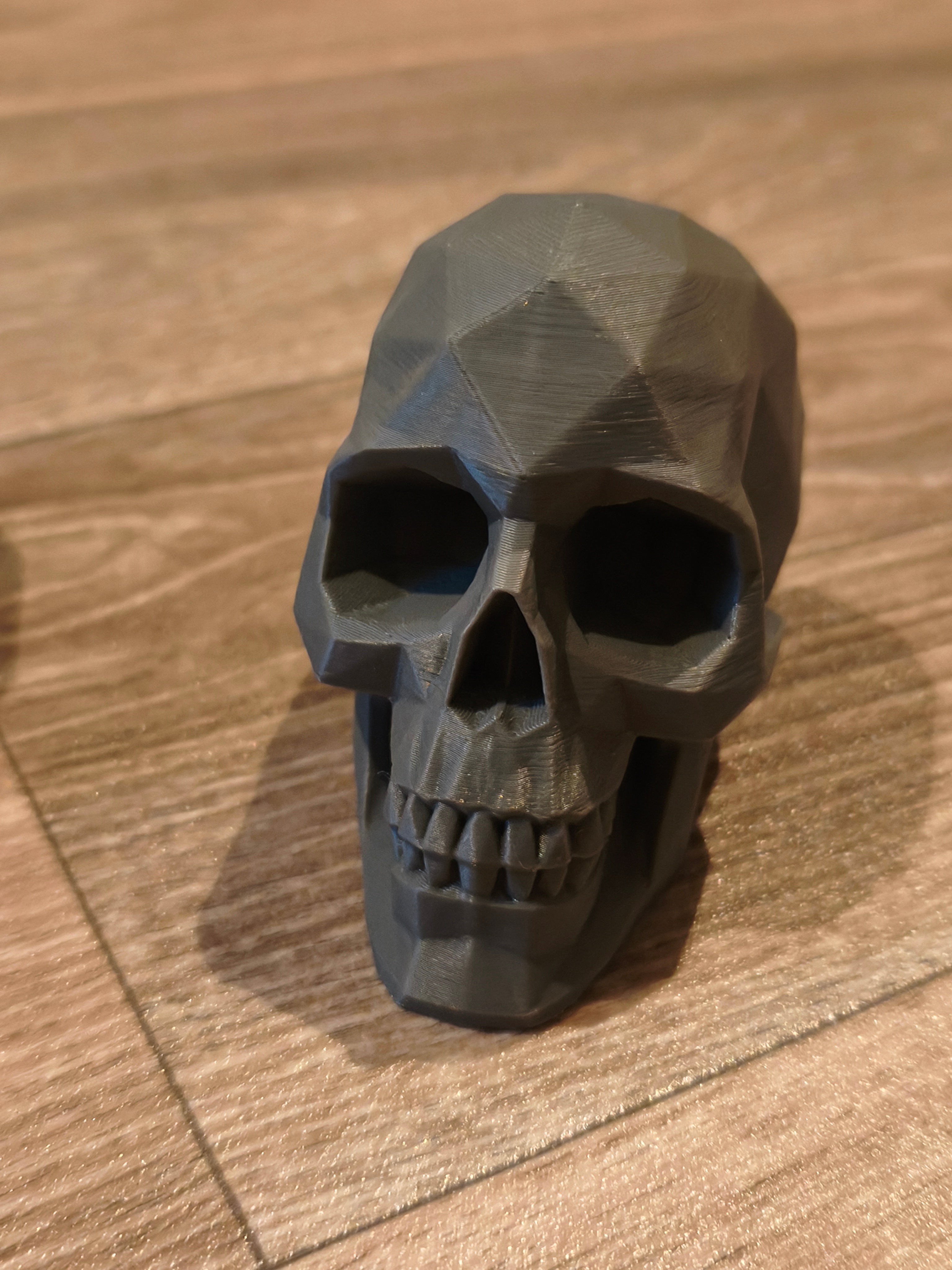 Crâne Low-Poly impression 3D