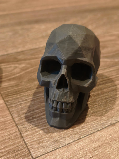 Crâne Low-Poly impression 3D