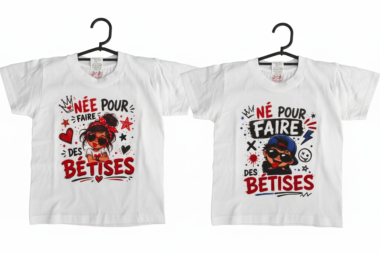 T-shirts Fille & Garçon
